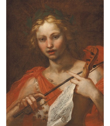 Baldassare Franceschini, Il Volterrano (1611-1690), Orpheus. Oil on canvas, 27⅝ x 21⅞ in (70.2 x 55 cm). Estimate £10,000-15,000. Offered in Discovering Old Masters The Legacy of Piero Corsini, 23 September-7 October 2020, Online